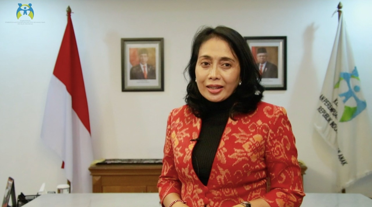 Pasutri Paksa ABG Threesome, KemenPPPA Minta Pelaku Dihukum Berat Menteri PPPA I Gusti Ayu Bintang Darmawati. Foto : Ist