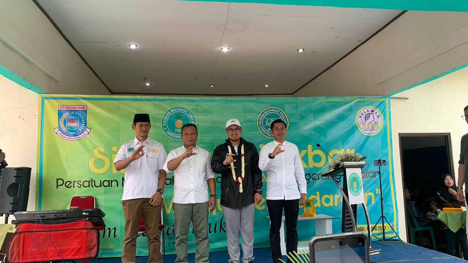 Pilar Sebut Warga Pemalang Ikut Gagas Berdirinya Kota Tangsel Wakil Wali Kota Tangsel, Pilar Saga Ichsan menghadiri pertemuan akbar PMP.(din)