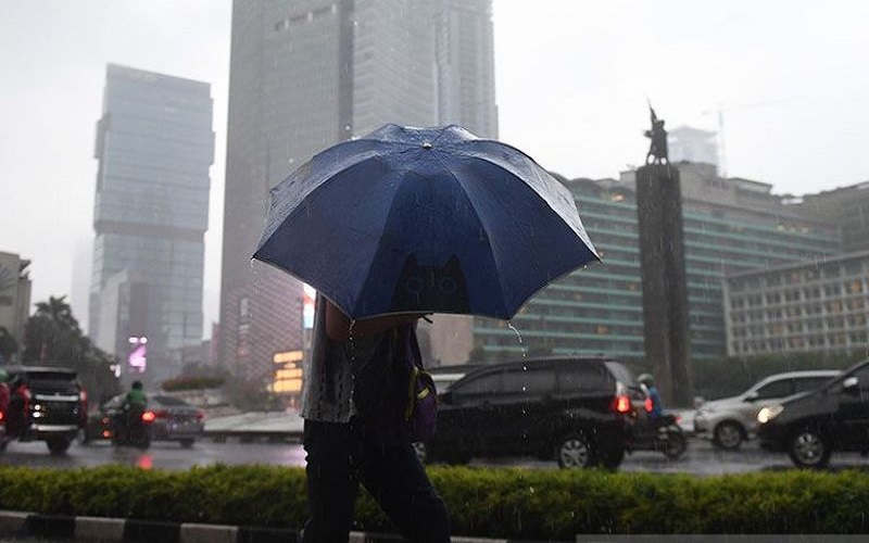 Prakiraan Cuaca DKI Jakarta, Senin 19 Juni 2023, BMKG: Waspada Hujan, Kilat dan Angin Kencang Foto : Ist