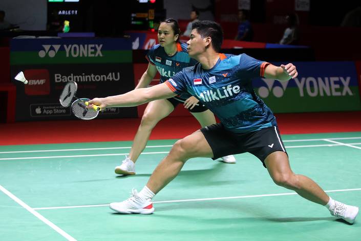 Praveen/Melati Maju ke 16 Besar Indonesia Open 2023 Foto : Ist
