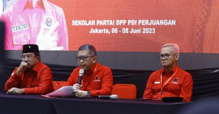 Rakernas III PDIP Tak Bahas Nama Cawapres, Ini Penjelasan Hasto Foto ::Ist