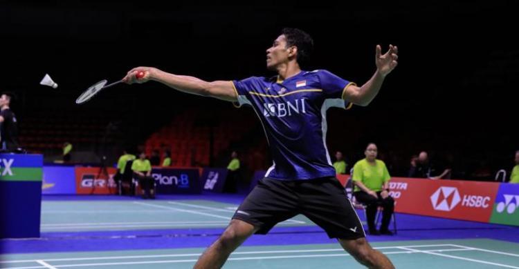 Siang Ini, 8 Wakil Indonesia Berjuang Di 16 Besar Thailand Open 2023 Chico Aura tunggal putra Indonesia. Foto : Ist