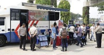 SIM Keliling Jakarta 10 Juni, Cek Di Sini Lokasinya Foto : Ist