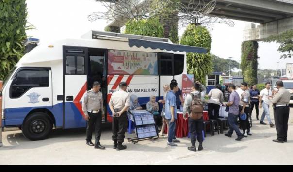 SIM Keliling Jakarta 20 Juni, Hadir Di 5 Lokasi Foto : Ist