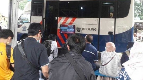 SIM Keliling Jakarta 24 Juni, Hadir Di 5 Lokasi Foto : Ist