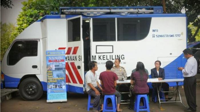 SIM Keliling Jakarta 5 Juni, Cek Di Sini Lokasinya Foto : Ist