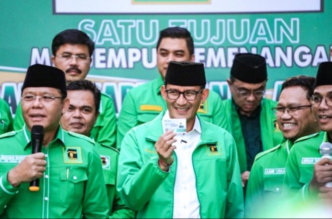 Sodorin Sandi Jadi Cawapres, Mega Ogah Kader Loncat Partai Foto : Ist