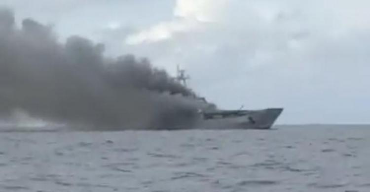 TNI AL Pastikan, Kebakaran KRI Teluk Hading-138 Tak Renggut Korban Jiwa Foto : Ist