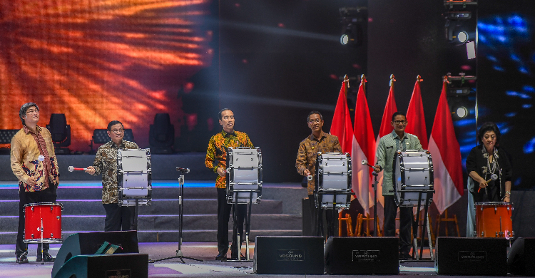 Transaksi Diproyeksi Capai Rp 7,5 Triliun Foto : Setpres