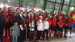 Warga Surabaya Antusias Sambut Laga Indonesia Vs Palestina Foto : Ist