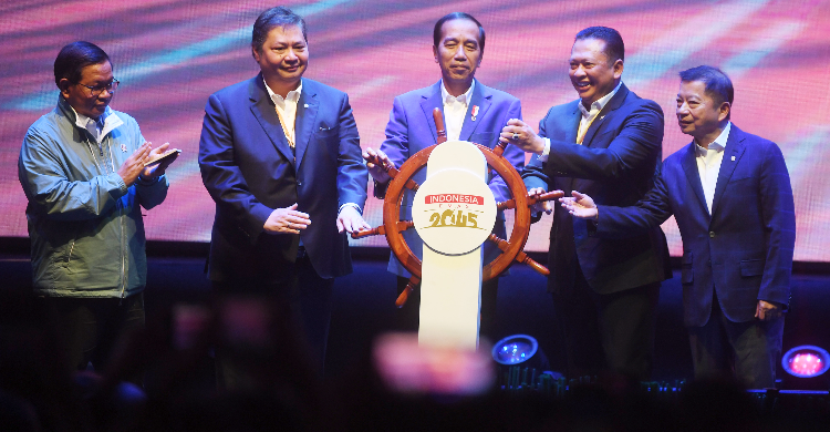 Yakin GDP Indonesia Bisa Capai 30.300 Dolar AS Foto : Setpres