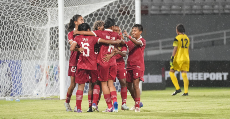 AFF U-19 Womens Championship Foto : Selebratis Kesebelasan Putri Indonesia. Foto : Ist