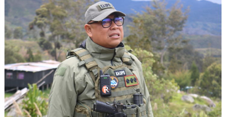Ancam Tembak Pilot Susi Air Kepala Satgas Operasi Damai Cartenz Faizal Ramadhani