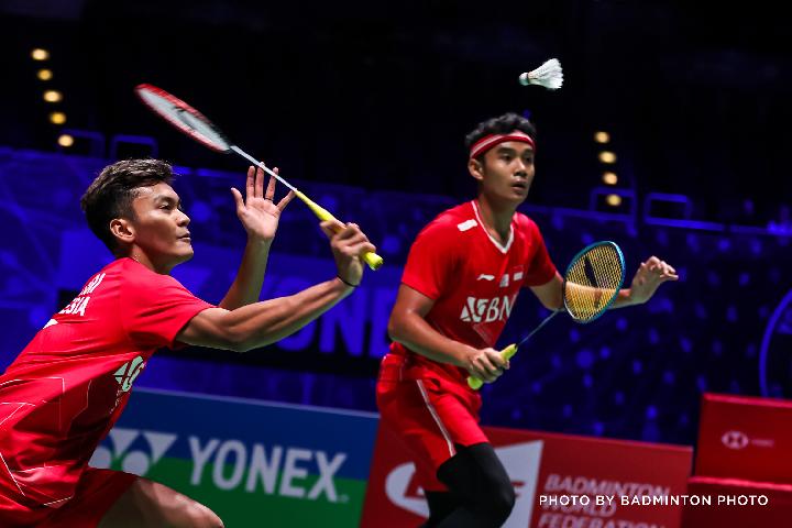 Bagas/Fikri Amankan Posisi 16 Besar Japan Open 2023 Foto : Ist