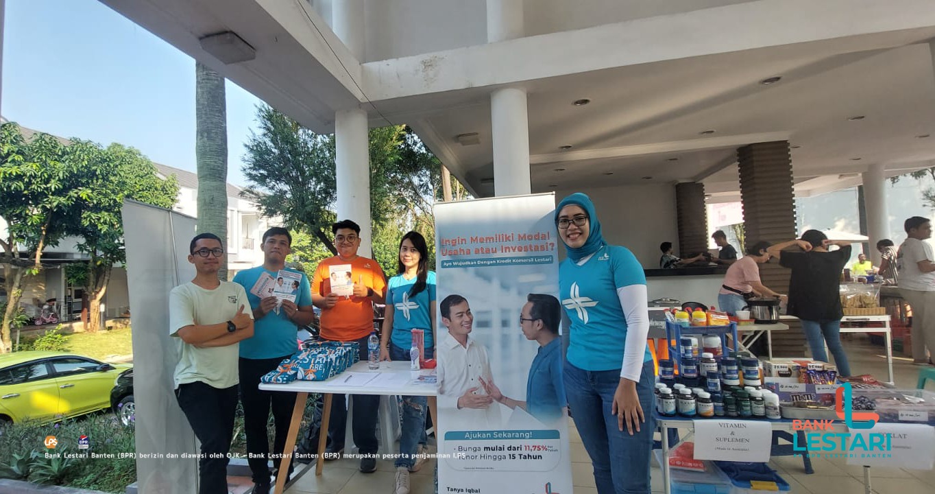 Bank Lestari Banten (BPR) “Blusukan” ke Cluster Dalton, Tangerang Foto : Ist