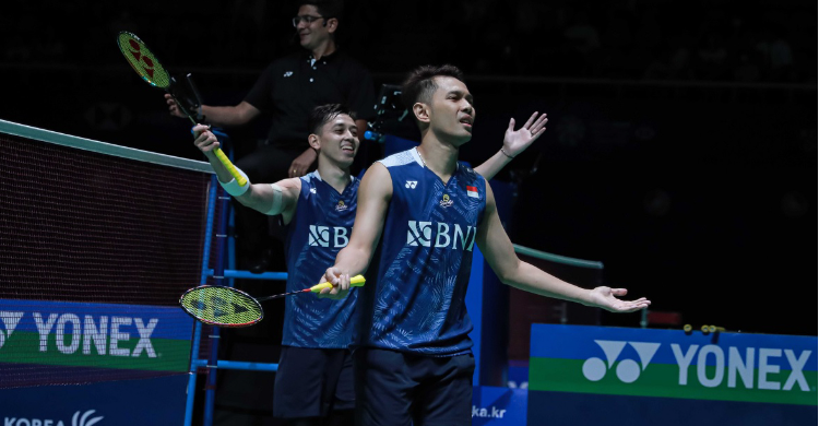 Bulutangkis Korea Terbuka 2023, Indonesia Nihil Gelar Ganda Fajar/Rian kalah dari pasangan India di Korea Open 2023