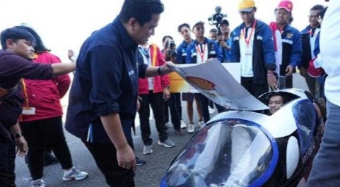 Dari Shell Eco Marathon Di NTB Foto : Ist