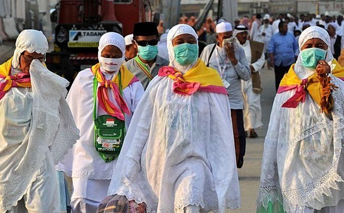 Diserang Batuk Dan Pilek, Jemaah Haji Diimbau Pakai Masker Foto : Ist