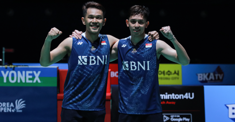 Fajri/Rian Gagal Gondol Korean Open 2023 Foto : Ist