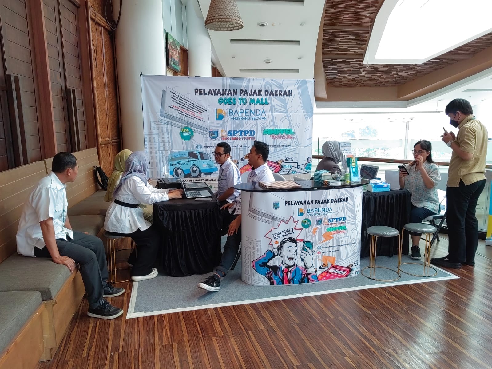 Hadirkan Pelayanan di Tengah Masyarakat, Bapenda Goes to Mall Hadir di Living World Alam Sutera Ist.