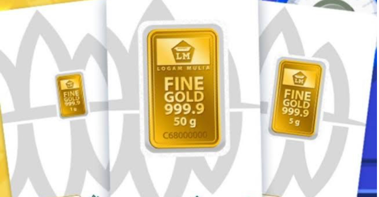 Harga Emas Dibanderol Rp 1.071.000 Per Gram Foto : Ist