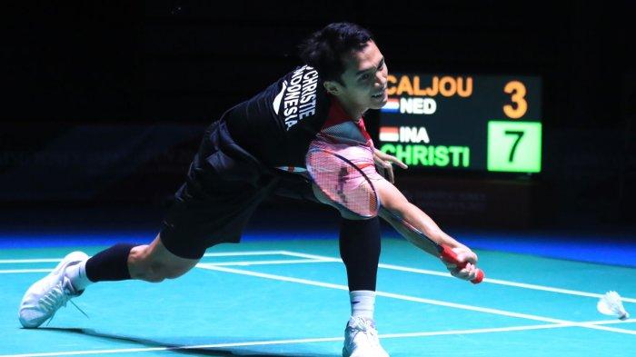 Jonatan Christie Akan Bertarung di Semifinal Japan Open 2023 Foto : Ist