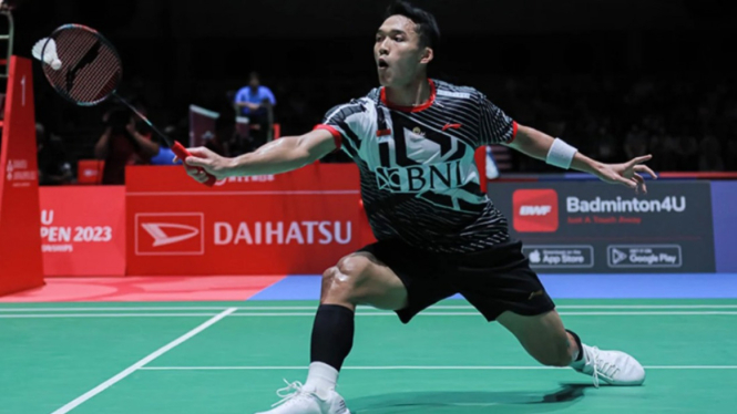 Jonatan Christie Melaju Ke Final Japan Open 2023 Foto : Ist