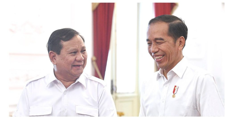 Kembali Tebar Pujian, Ke Jokowi, Prabowo Main Hati Foto : Ist