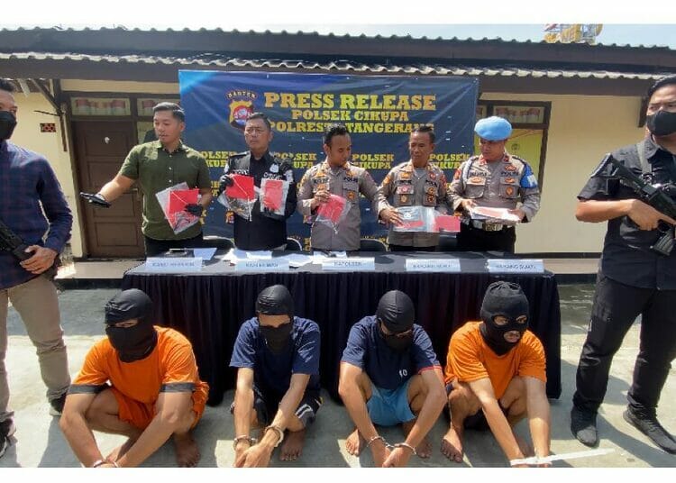 Komplotan Pencuri Motor Di Cikupa, Diringkus Polisi Foto : Ist
