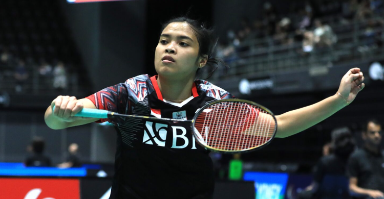 Korea Open 2023 Tunggal putri wakil Indonesia Gregoria Mariska. Foto : Ist