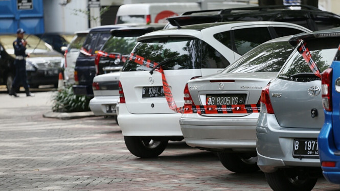 KPK Lelang Mobil Rampasan Foto : Ist