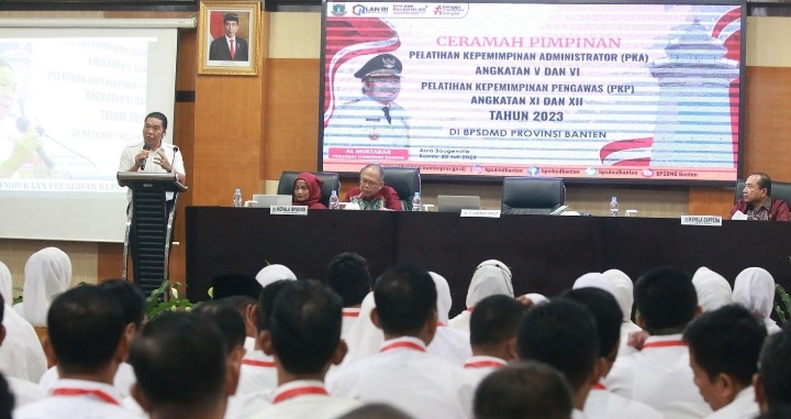 Pelatihan Kepemimpinan, Pj Gubernur Al Muktabar: Provinsi Banten Menjadi Bagian Pelaksanaan Reformasi Birokrasi Tematik Foto : Ist