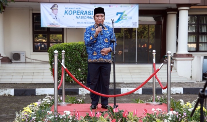 Peringatan Hari Koperasi ke 76 Foto : Humas Pemprov