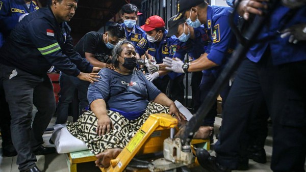 Pria Obesitas BB 200 Kg di Tangerang Sudah Seminggu Alami Sesak Napas Foto : Ist
