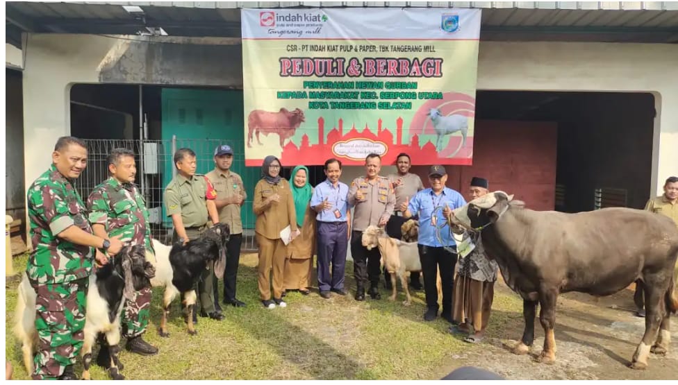 PT IKPP Tangerang Salurkan 8 Sapi & 18 Kambing Untuk Warga Sekitar Ist.