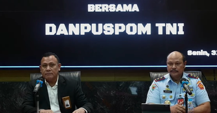 Puspom TNI Tetapkan Kabasarnas Dan Koorsminnya Tersangka Kasus Suap Proyek Foto : Ist