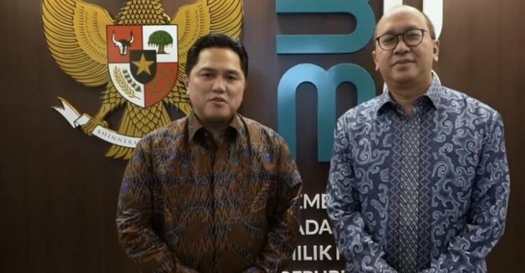 Rosan Jadi Wamen BUMN, Erick Optimis, Cita-Cita Go Global Bisa Segera Terwujud Foto : Ist