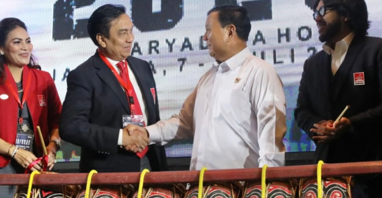 Sebut Effendi Simbolon Anggota DPR Paling Kritis, Prabowo: Tapi Jangan Galak Pak Foto : Ist