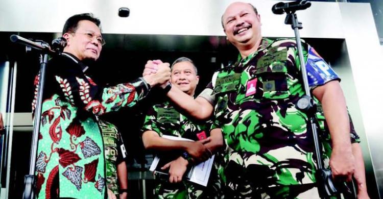 Setelah Minta Maaf Ke TNI Foto : Ist