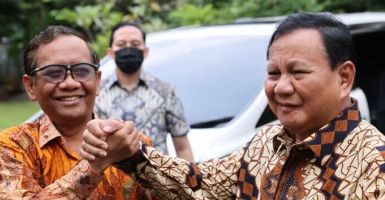 Setelah Prabowo-Airlangga, Projo NTB Usulin Prabowo-Mahfud Foto : Ist