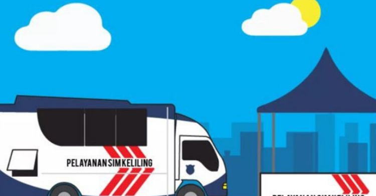 SIM Keliling Jakarta 21 Juli, Hadir Di 5 Lokasi Foto : Ist
