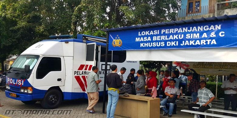 SIM Keliling Jakarta 27 Juli, Cek Di Sini Lokasinya Foto : Ist