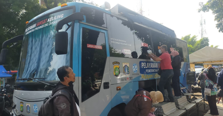 SIM Keliling Tangerang Kota 11 Juli, Hadir Di Pospol Pinang Cipondoh Foto : Ist