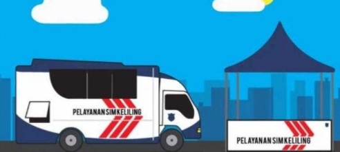 SIM Keliling Tangerang Kota 22 Juli, Hadir Di City Mall Pasar Baru Foto : Ist