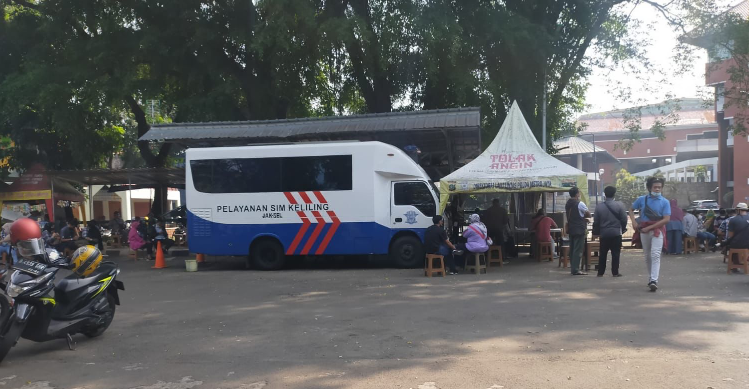 SIM Keliling Tangsel Kamis 27 Juli, Cek Disini Lokasinya Foto : Ist