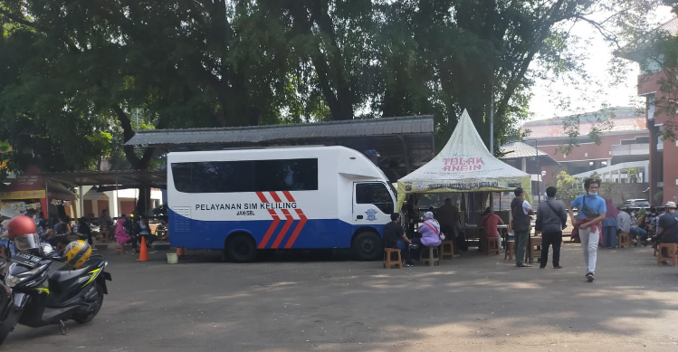 SIM Keliling Tangsel Rabu 26 Juli, Cek Disini Lokasinya Foto : Ist