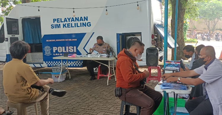 SIM Keliling Tangsel Sabtu 29 Juli, Cek Disini Lokasinya Foto : Ist
