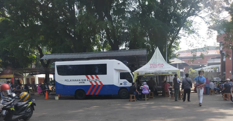 SIM Keliling Tangsel Senin 17 Juli, Cek Disini Lokasinya Foto : Ist