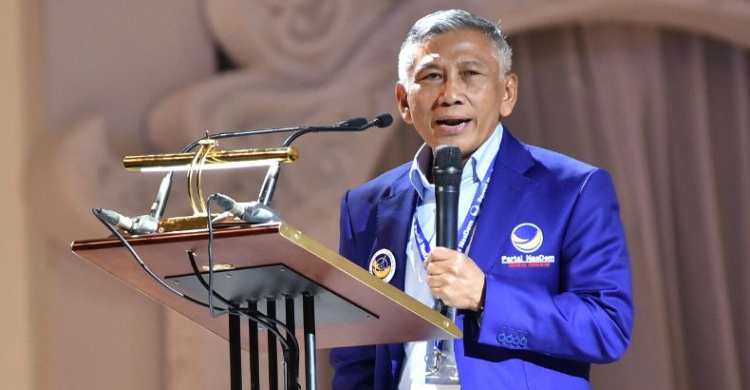 Tanpa Pengumuman Cawapres Anies Ketua DPP Nasden Effendy Choirie. Foto ; Ist