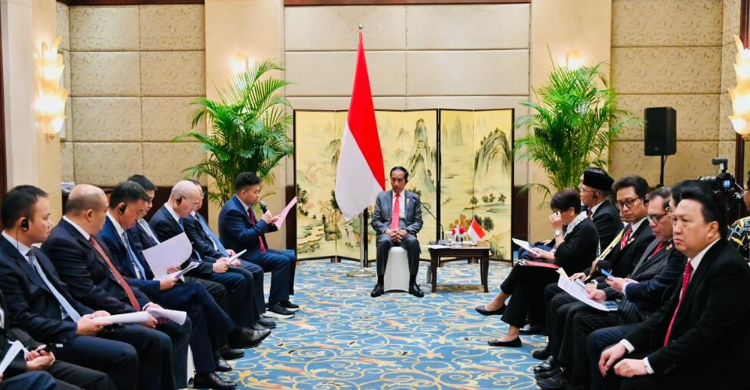 Temui Kadin China, Presiden Jokowi Tampung Uneg-uneg Investasi Di Indonesia Foto ': Setpres